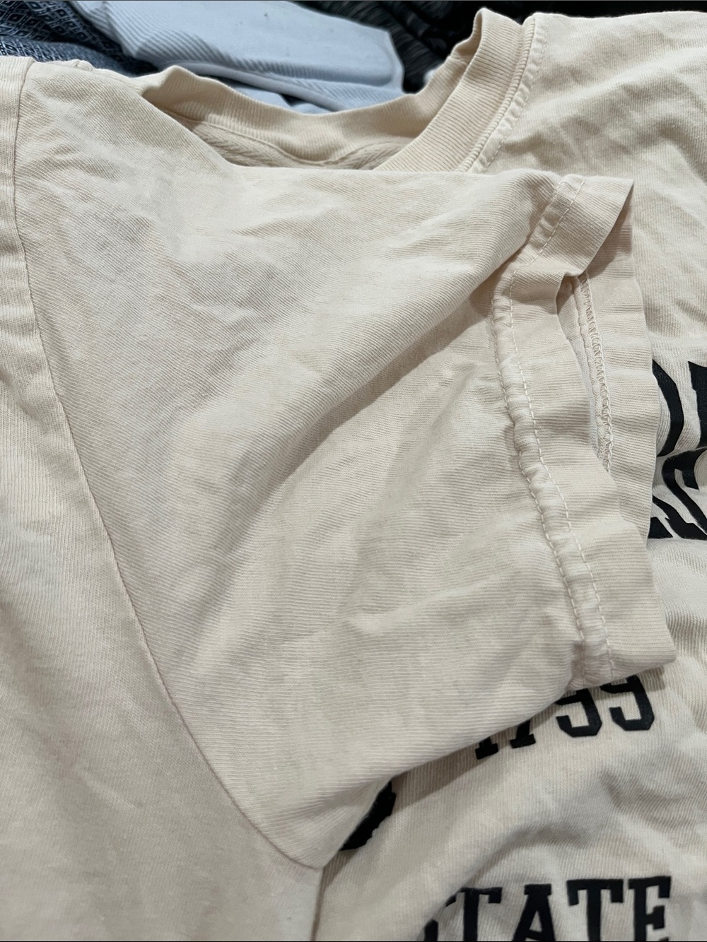 Comfort Colors Cream New Hampshire Granite State Tee - Picture 2 of 3